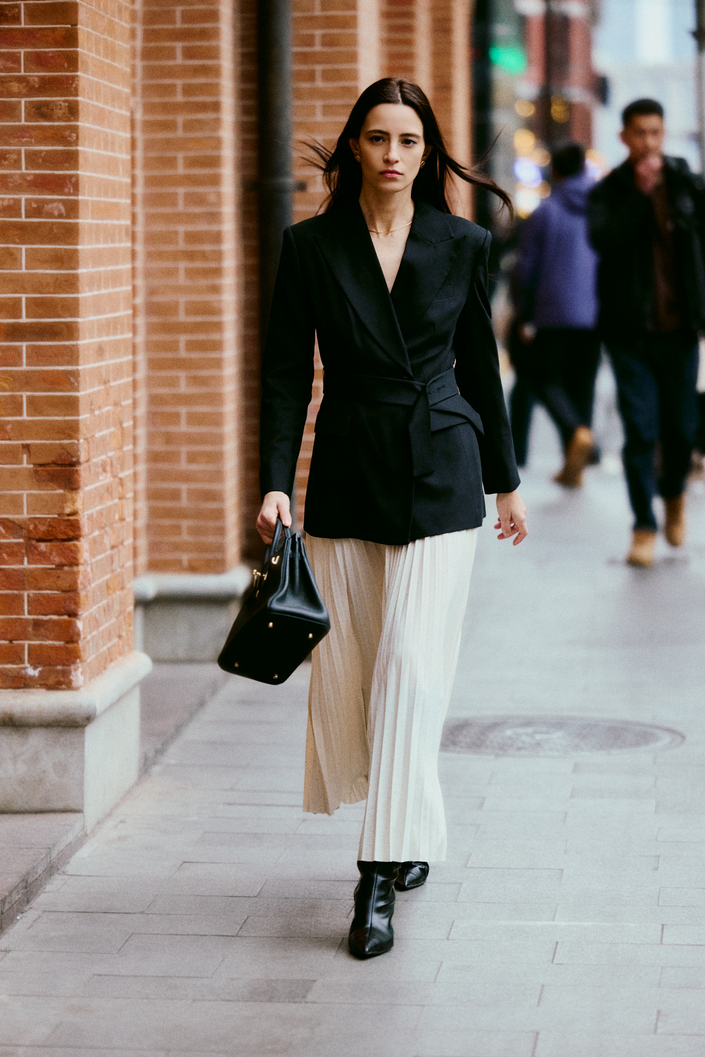 Oxford Graphite Black Blazer