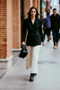 EV LéSuit™ Oxford Graphite Black Waist Tailored Blazer