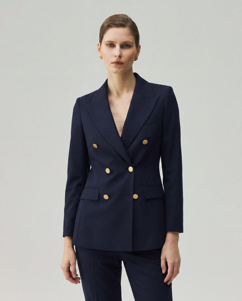 Ace Blazer Dark Navy Check