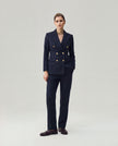 Ace Blazer Dark Navy Check