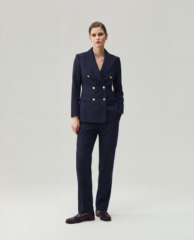 Ace Blazer Dark Navy Check