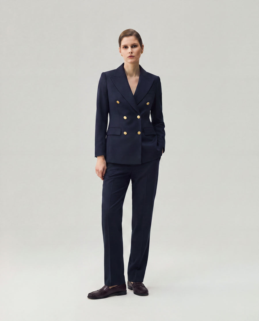 Ace Blazer Dark Navy Check