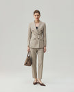Ace Blazer Textured Apricot