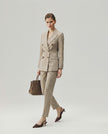 Ace Blazer Textured Apricot