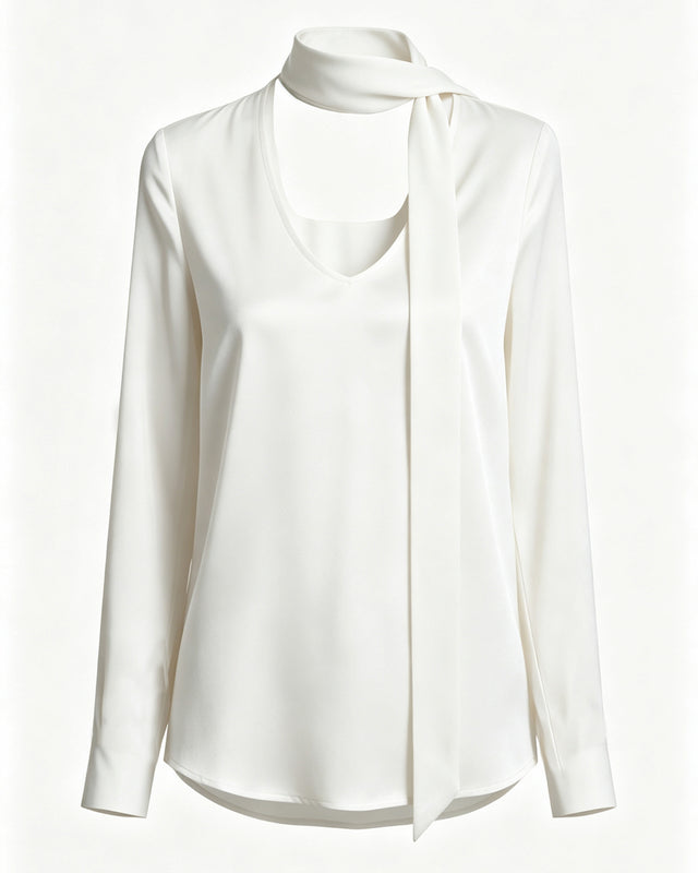 Reversible Blouse Cloud White