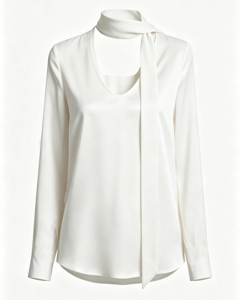 Reversible Blouse Cloud White