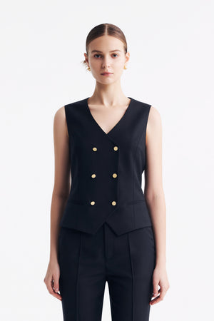 Teresa Navy Blue Vest