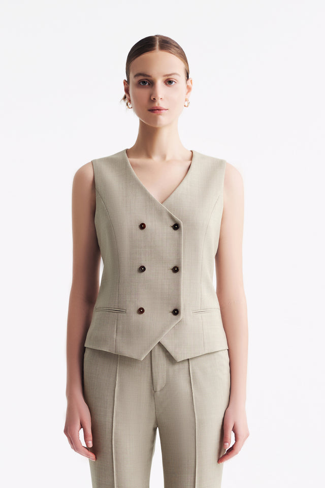 Teresa Apricot Vest