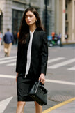 EV LéSuit™ Yale Black Collarless Blazer