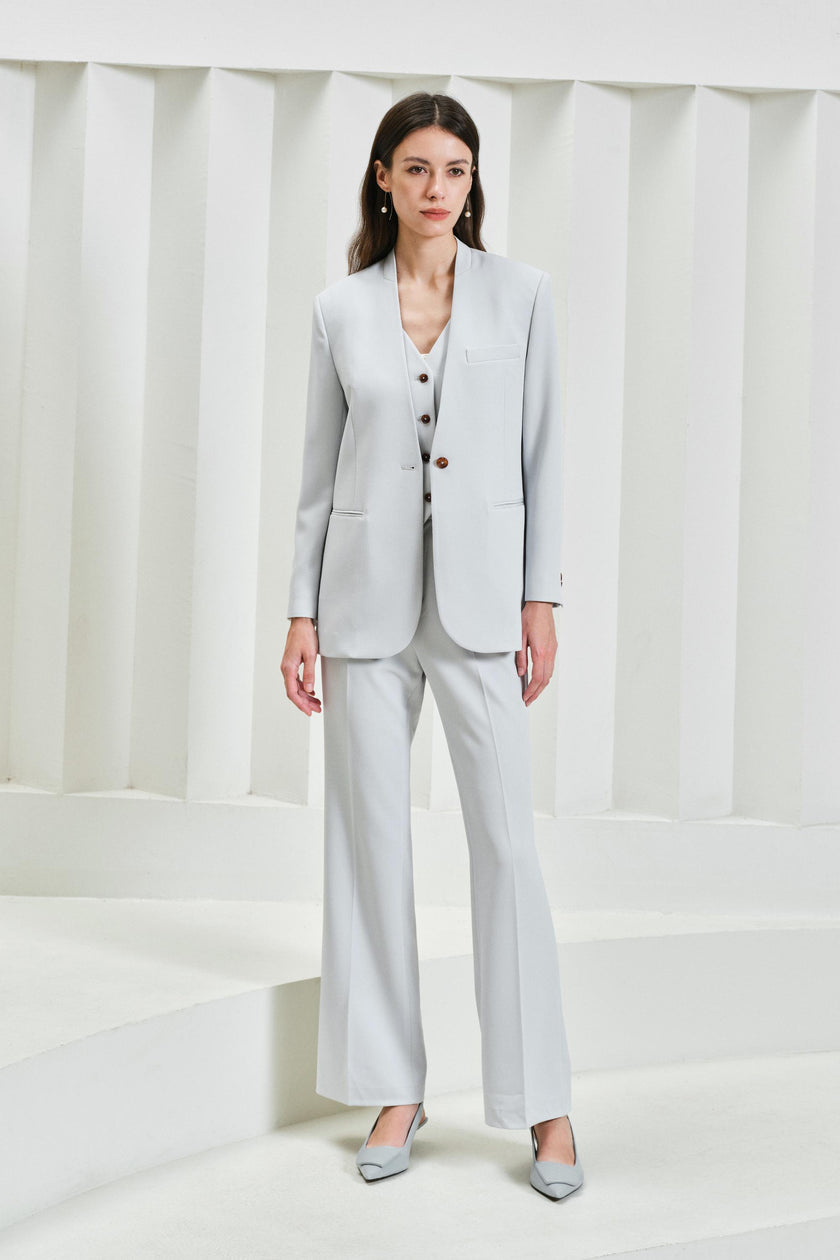 EV LéSuit™ Powder Blue Removable Inner Vest Blazer