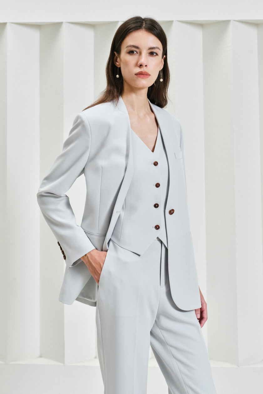 EV LéSuit™ Powder Blue Removable Inner Vest Blazer