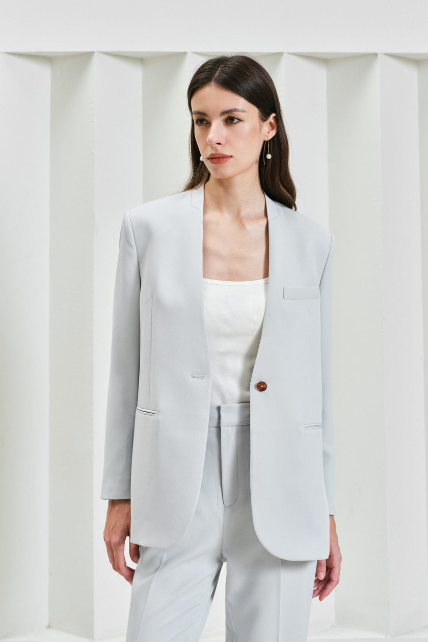EV LéSuit™ Powder Blue Removable Inner Vest Blazer