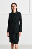 EV LéSuit™ Harvard Black Double-breasted Two-button Blazer