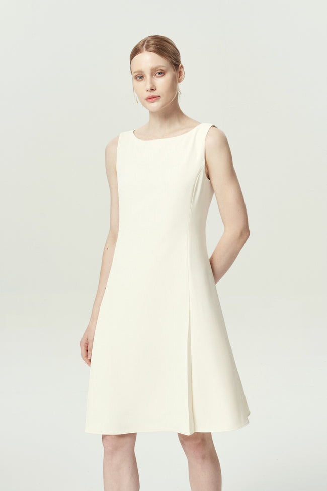 EV Sudro™ Marie White Sleeveless Dress