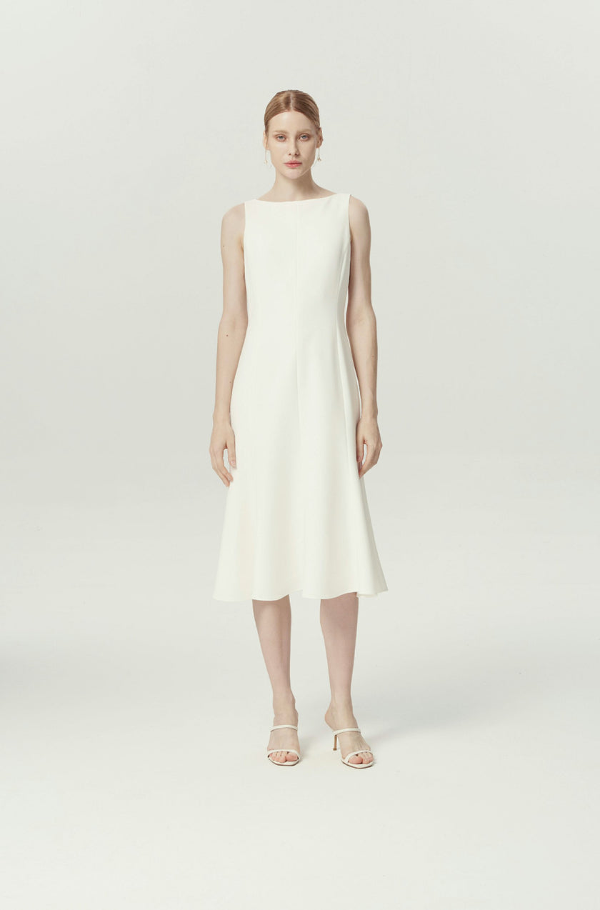 EV Sudro™ Marie White Sleeveless Dress