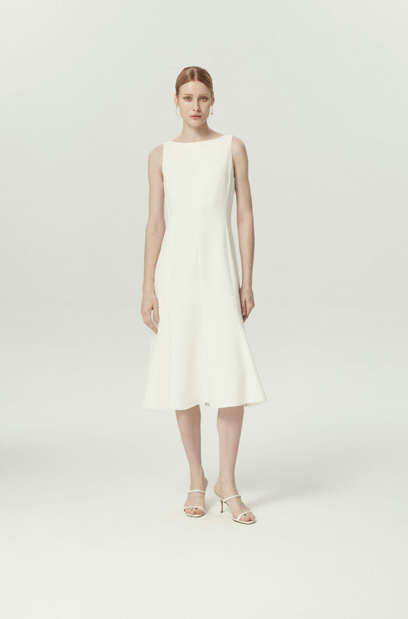 EV Sudro™ Marie White Sleeveless Dress
