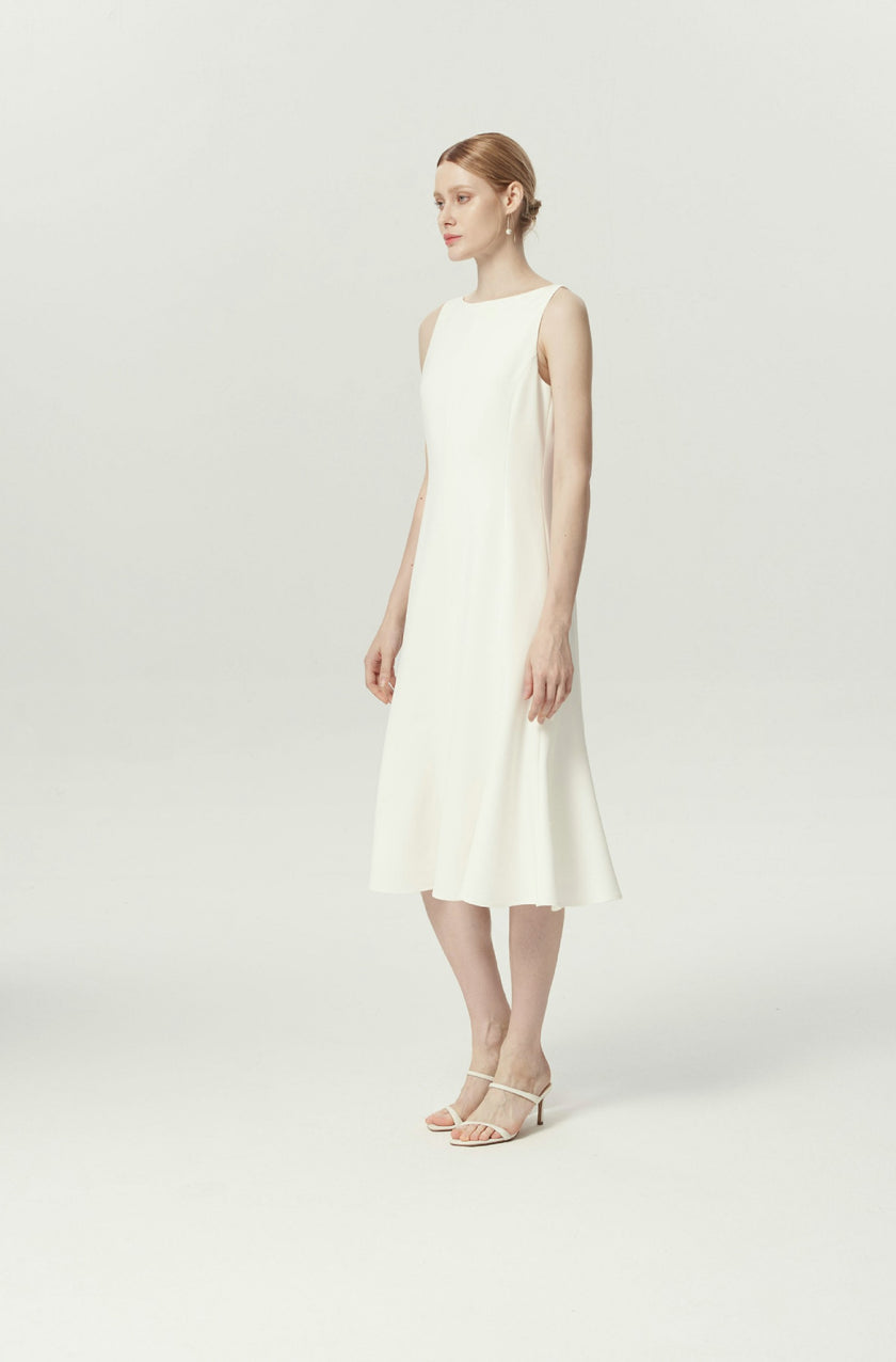 EV Sudro™ Marie White Sleeveless Dress