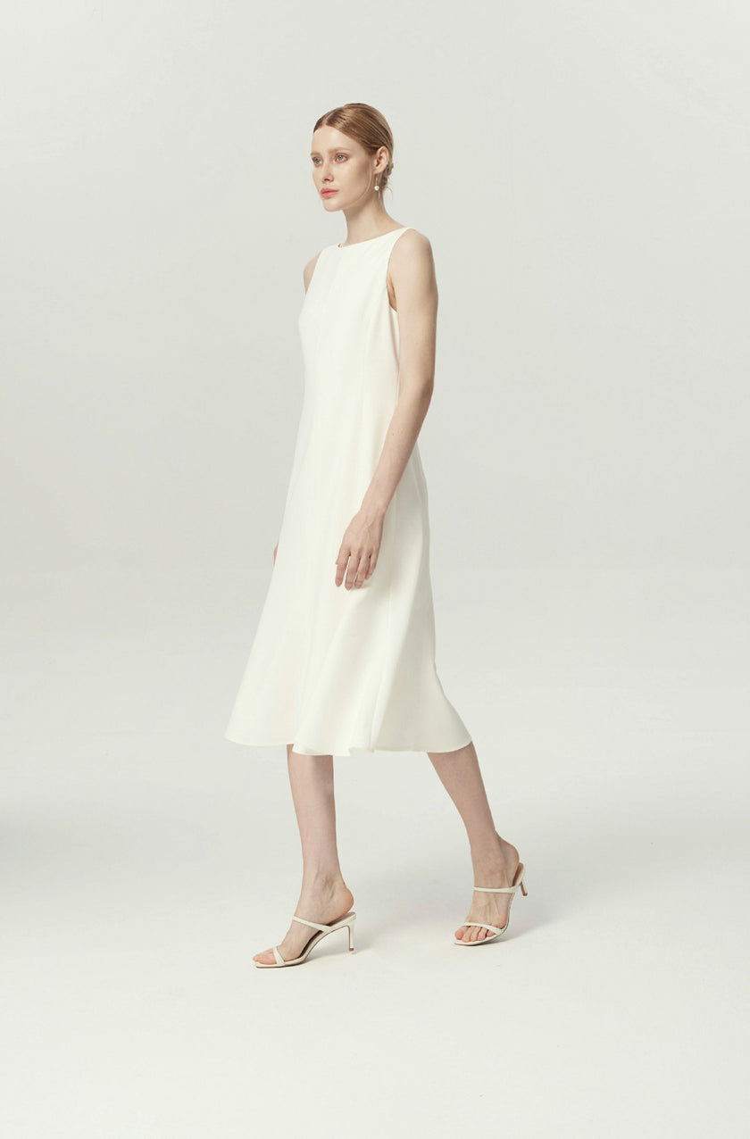 EV Sudro™ Marie White Sleeveless Dress