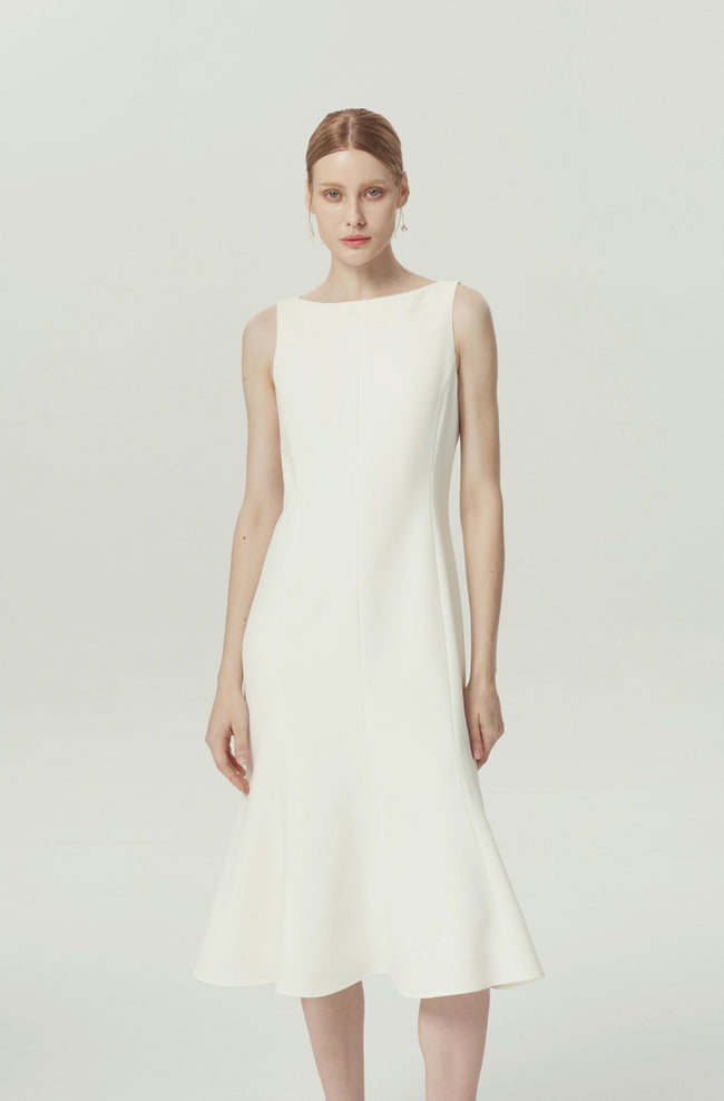 EV Sudro™ Marie White Sleeveless Dress