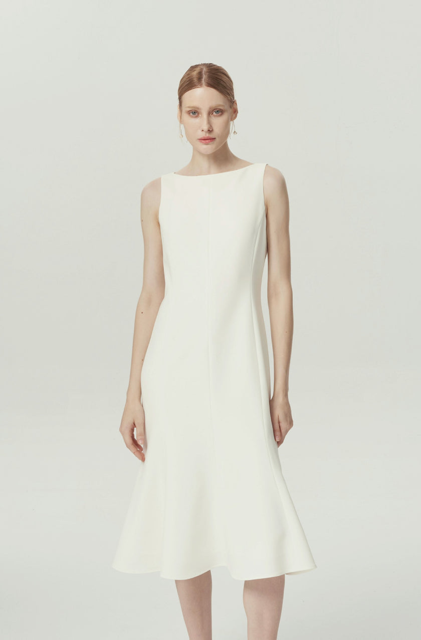 EV Sudro™ Marie White Sleeveless Dress