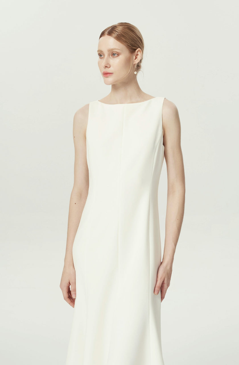EV Sudro™ Marie White Sleeveless Dress