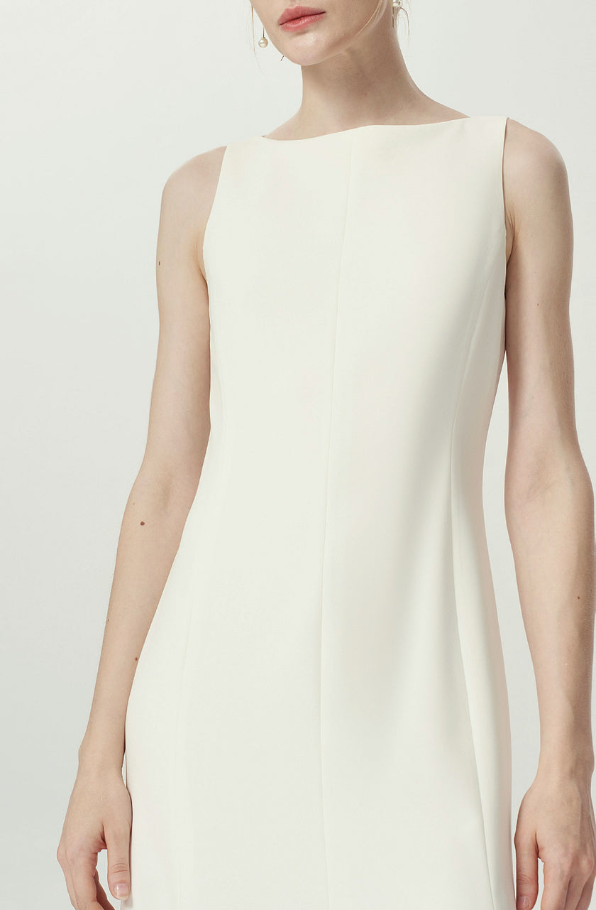 EV Sudro™ Marie White Sleeveless Dress