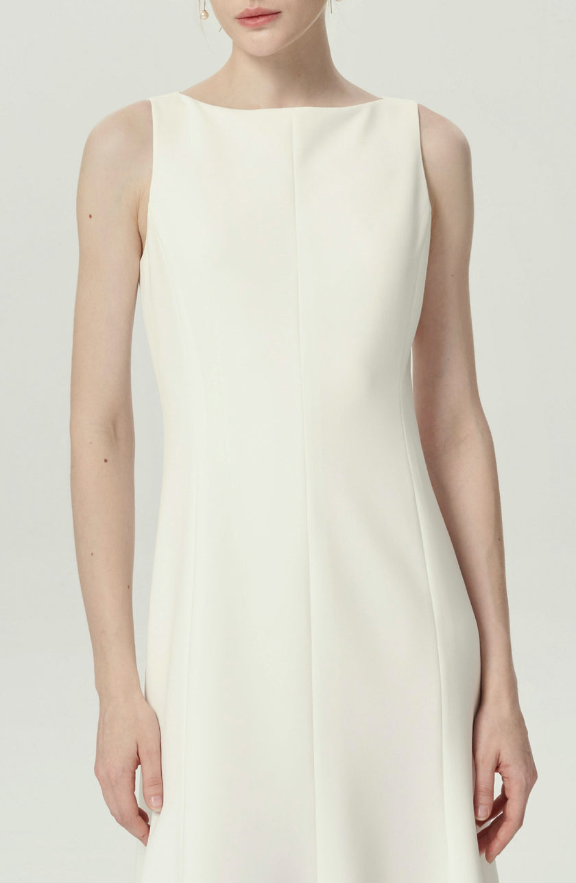 EV Sudro™ Marie White Sleeveless Dress