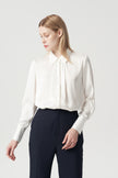 EV Sush™ White Small Point Collar Pintuck Shirt