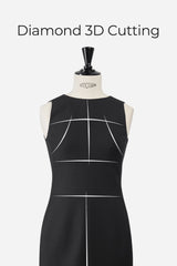 LC CURIE™ Diamond Dress - Black